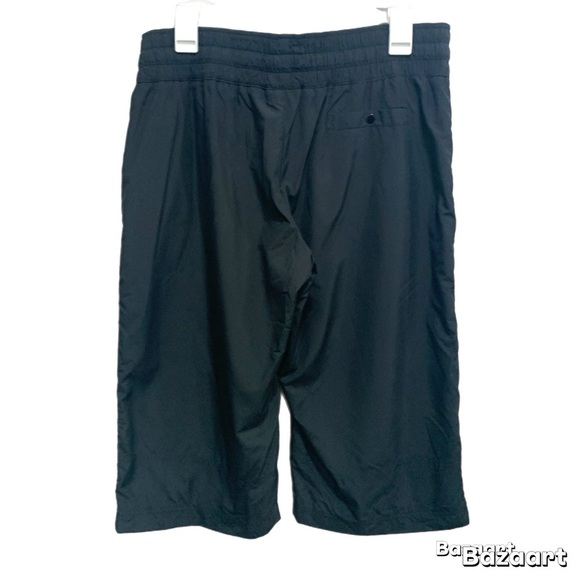 Nike Sportswear Black And White Gym Capri Pants Womens Size L 12-14/ G - Picture 2 of 4